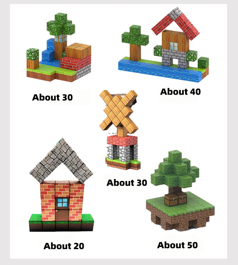 MagniBlocks Premium STEM Builder Set – Magnetic Construction Kit for Kids (Ages 3–12)